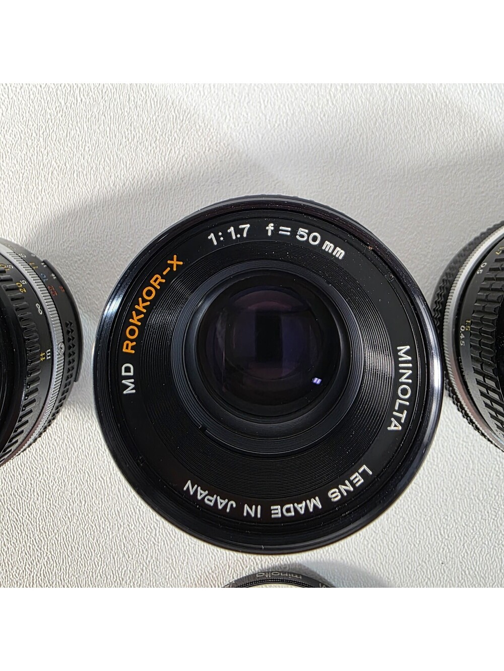 4x Vintage Lens Lot AS-IS Fungus - Nikkor 50mm f/1.8 1/2 Minolta 50/1.7 Takumar - Picture 3 of 9